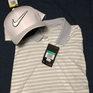 COMBO (Nike golf shirt and hat)